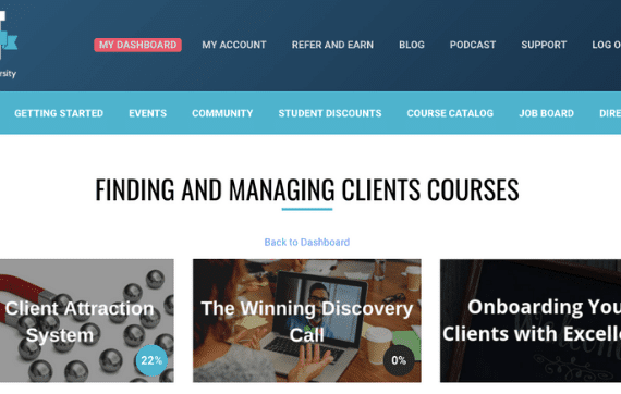 Practical Courses on Finding and Managing Clients